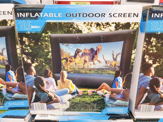 Will Sell Out — Inflatable Outdoor Screen, $50 at Sam's Club (Reg. $100) card image