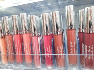 walmart neutrogena hydro boost lip gloss on display