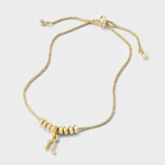 A New Day Initial Bolo Bracelet