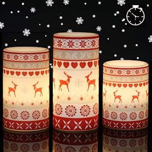 Flameless Christmas Candles