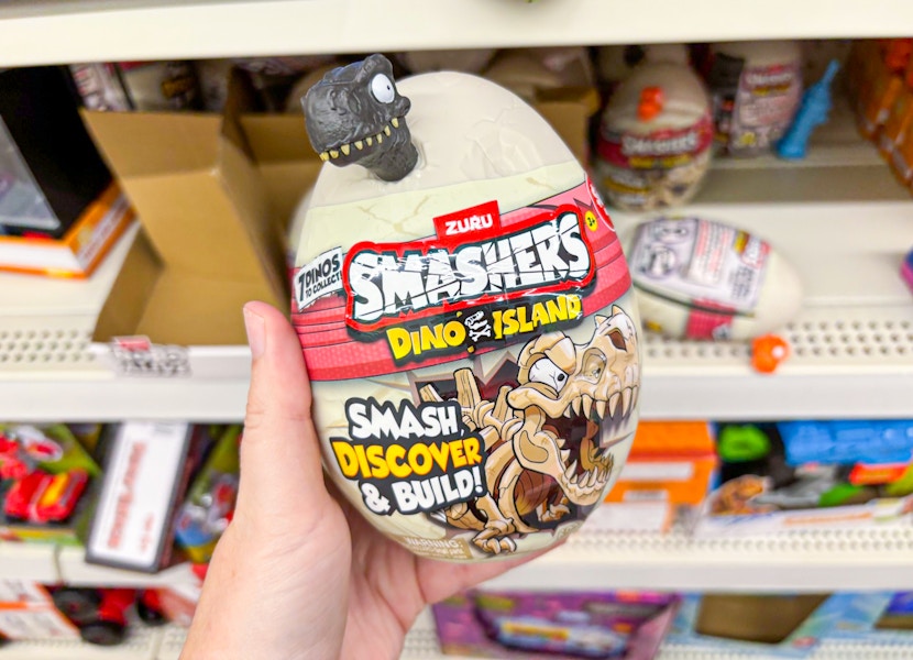 dollar tree zuru smashers dino island