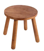 Round Wooden Step Stool