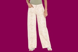 Stock image of snakeskin printed Wild Fable Baggy Jeans at Target