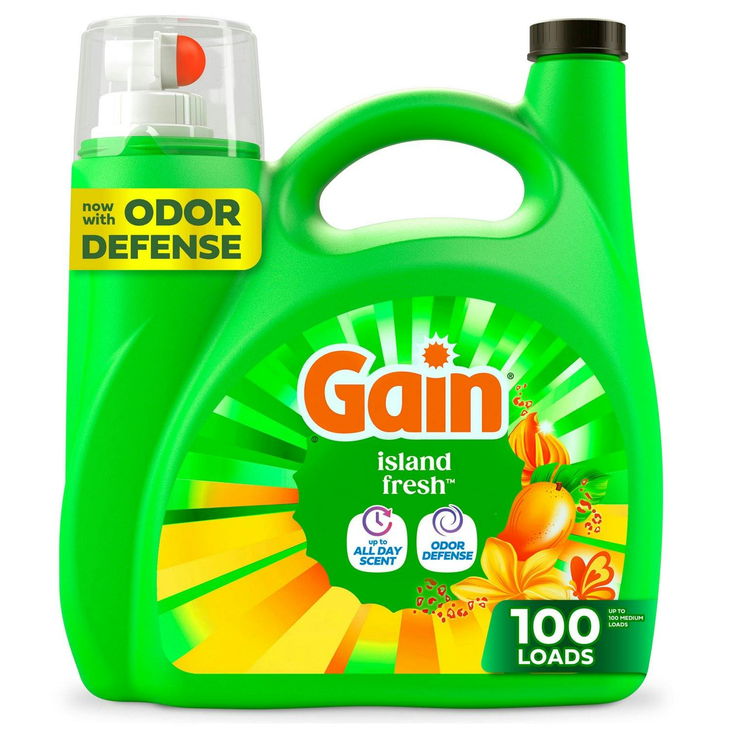 2 Gain Liquid Laundry Detergents