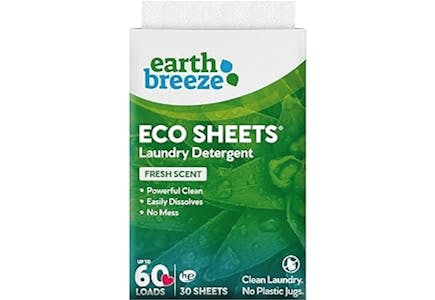 Earth Breeze Laundry Detergent Sheets