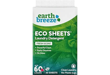 Earth Breeze Laundry Detergent Sheets