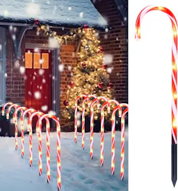 Christmas Candy Cane Pathway Set