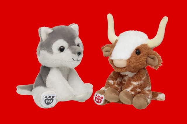 Buy 3 Get 1 Free Mini Beans at Build-A-Bear ($29 for 4 Stuffed Animals) card image