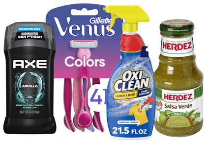 6 Grocery + 4 Household Items