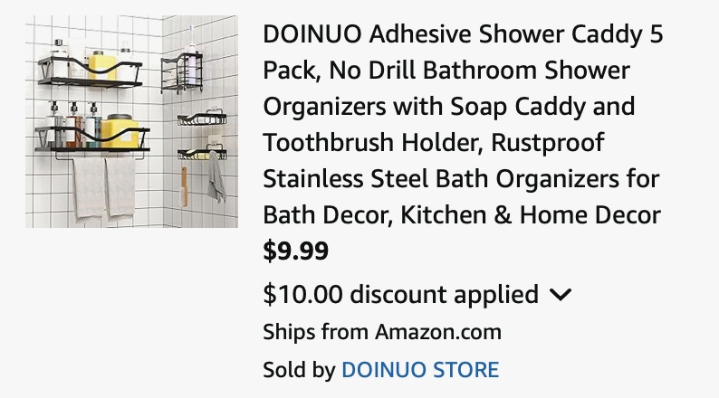 Amazon Shower Caddy Organizers 2025