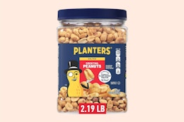 a container of peanuts