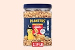 a container of peanuts