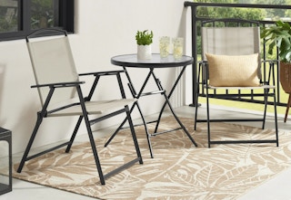 tan bistro set