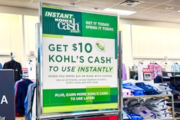 Instant Kohl's Cash Event: Get $10 Off When You Spend $25+ card image