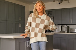Walmart women's oversized sweater