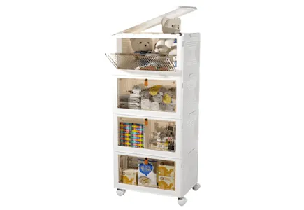 4-Tier Stackable Storage Bins