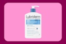 bottle of Lubriderm daily moisture lotion on KCL template