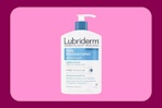 bottle of Lubriderm daily moisture lotion on KCL template