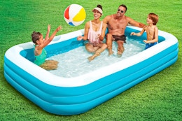 10-Foot Inflatable Pool, on Rollback for Only $27 at Walmart card image