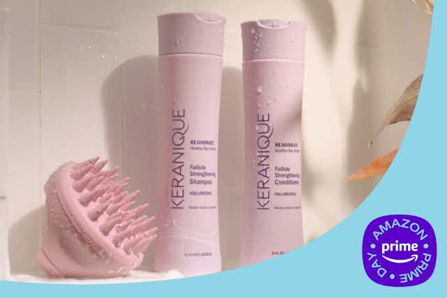 Keranique Shampoo and Conditioner Set, Just $21 for Prime Day (Reg. $50) card image