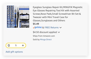 Eyeglass Sunglass Repair Kit