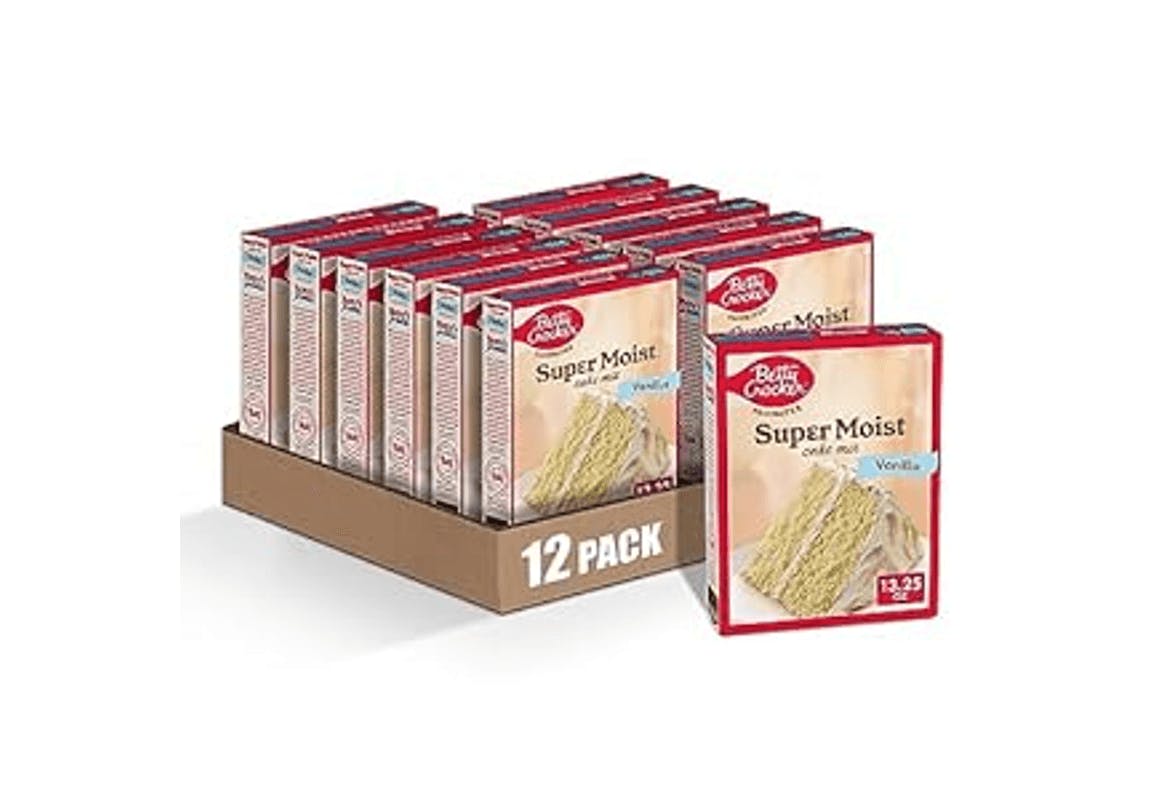 Betty Crocker Vanilla Cake Mix 12-Pack