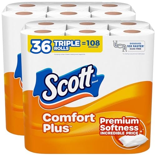 3 Scott Toilet Paper 36-Packs