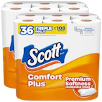 3 Scott Toilet Paper 36-Packs
