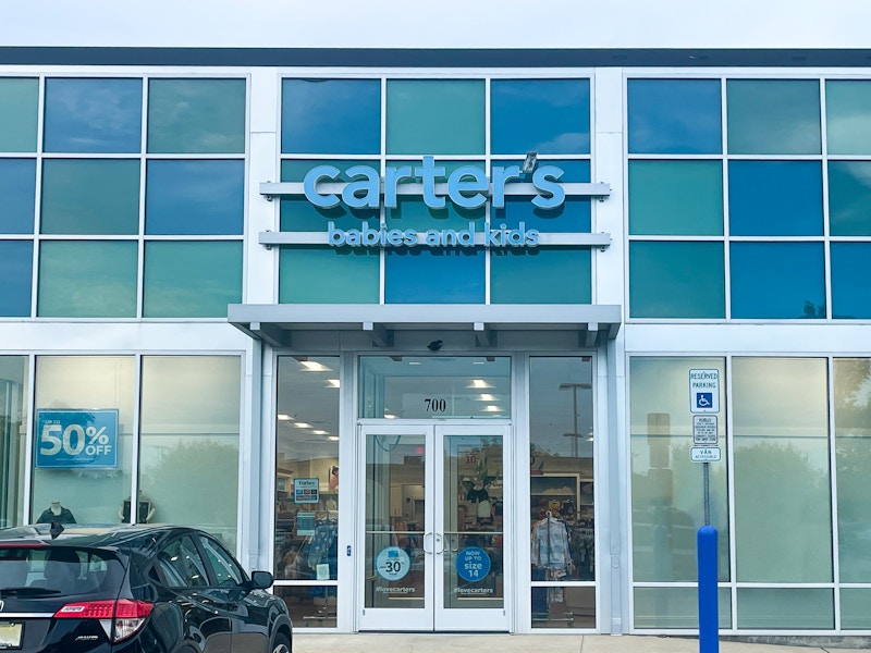 carters-black-friday-sale-shopping-guide-2022-storefront-store-building-entrance-evergreen