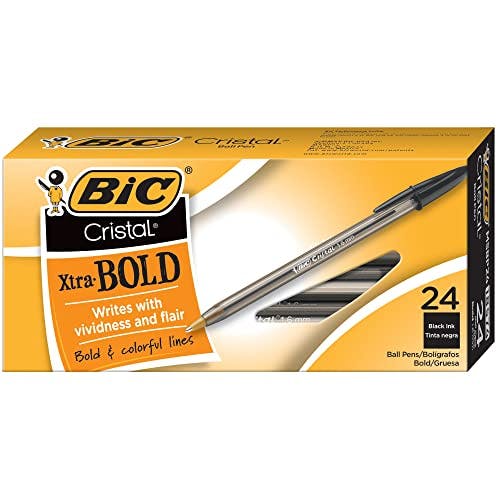 2 Bic Cristal Xtra Bold Pen Packs