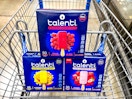 three boxes of talenti mini sorbetto bars in walmart cart