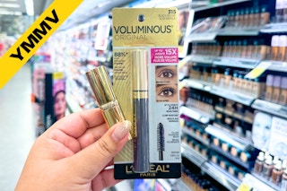 hand holding loreal cosmetics