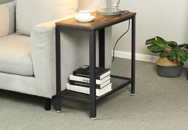 2-Tier Adjustable End Table, Now $29.99 at Target (Reg. $90) card image