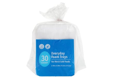 12 The Home Store Foam Trays Packs