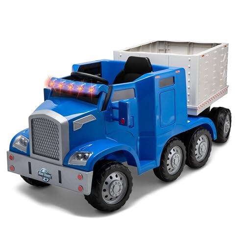 Semi-Truck and Trailer Ride-On Toy