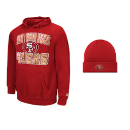 San Francisco 49ers Hoodie & Hat Set