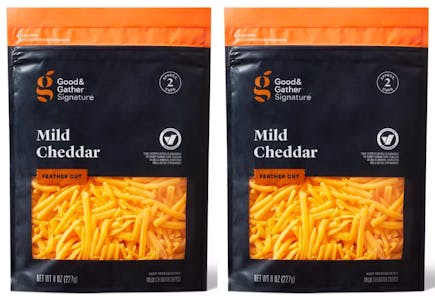 2 Good & Gather Signature Shredded Cheese