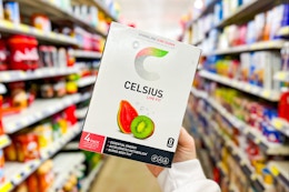 BOGO Free Celsius 4-Pack Energy Drinks at Dollar General card image