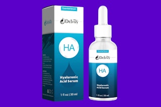 hyaluronic acid serum on template image