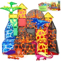 Kids' Dinosaur Magnetic Tiles