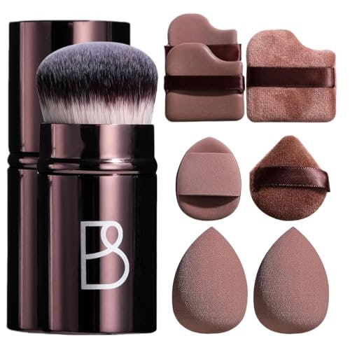 Kabuki Brush Makeup Sponge Set