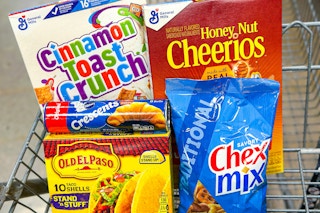 general mills products in shopping cart