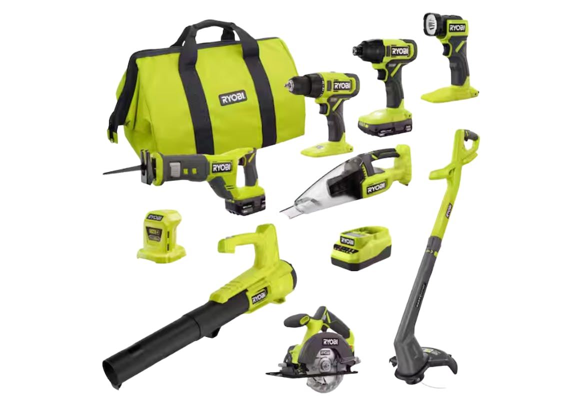 Ryobi One+ Cordless Tool Combo Kit