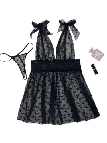 Lace Babydoll Lingerie Set