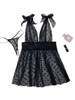 Lace Babydoll Lingerie Set