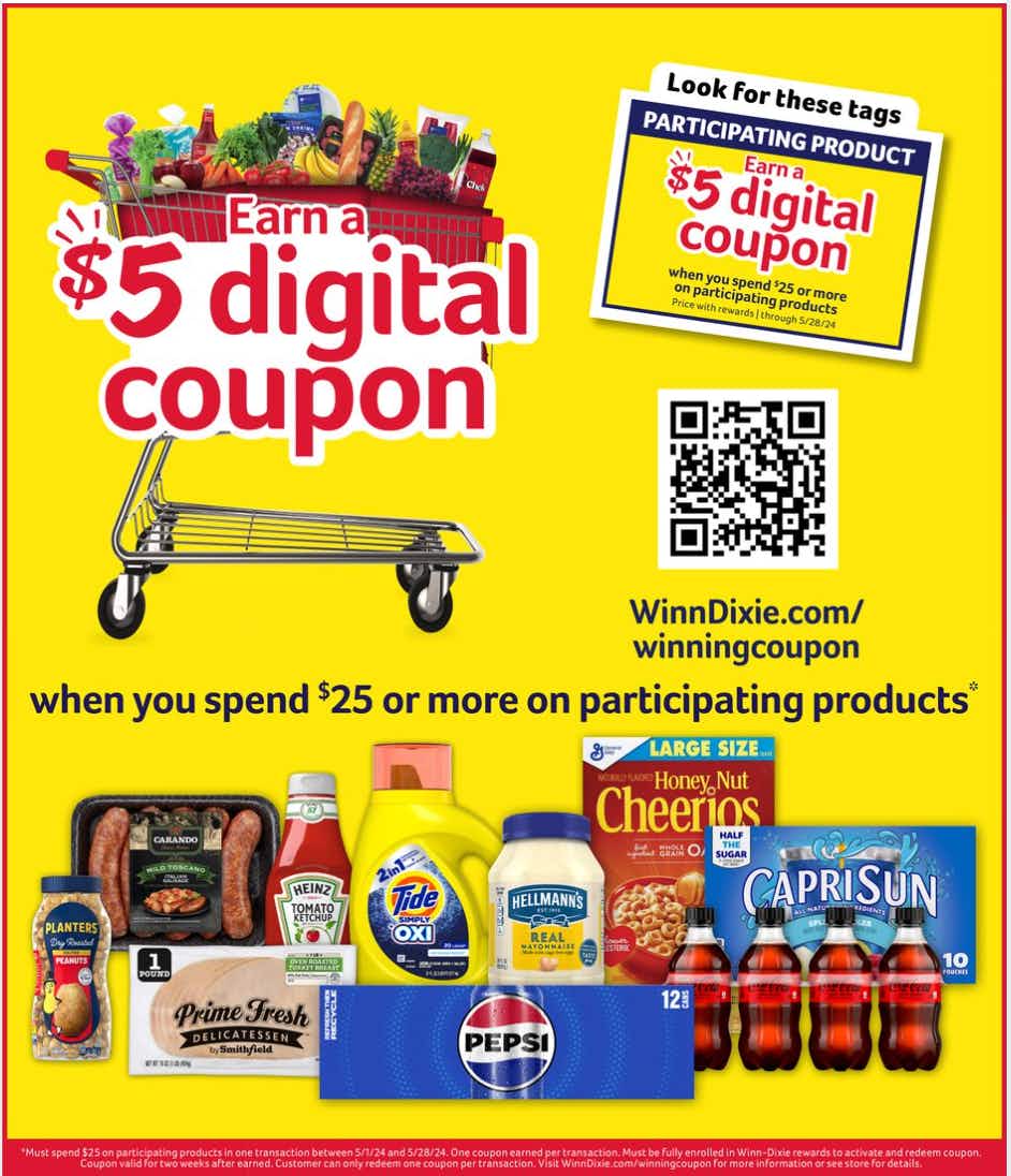 WinnDixie Weekly Ad May 22 28 The Krazy Coupon Lady