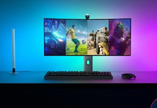 light bar and gaming computer lights