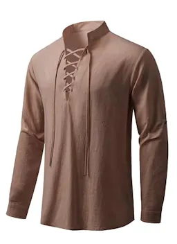 Men's Retro Long Sleeve Shirt