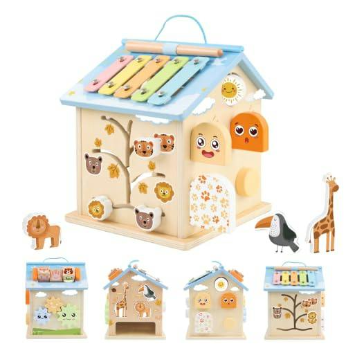 Wooden Activity Cube
