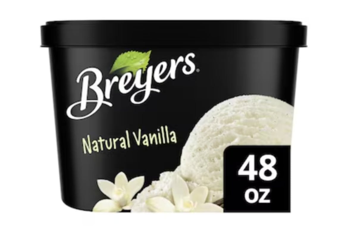 2 Breyers Ice Creams